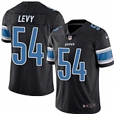 Nike Men & Women & Youth Lions 54 DeAndre Levy Black Color Rush Limited Jersey